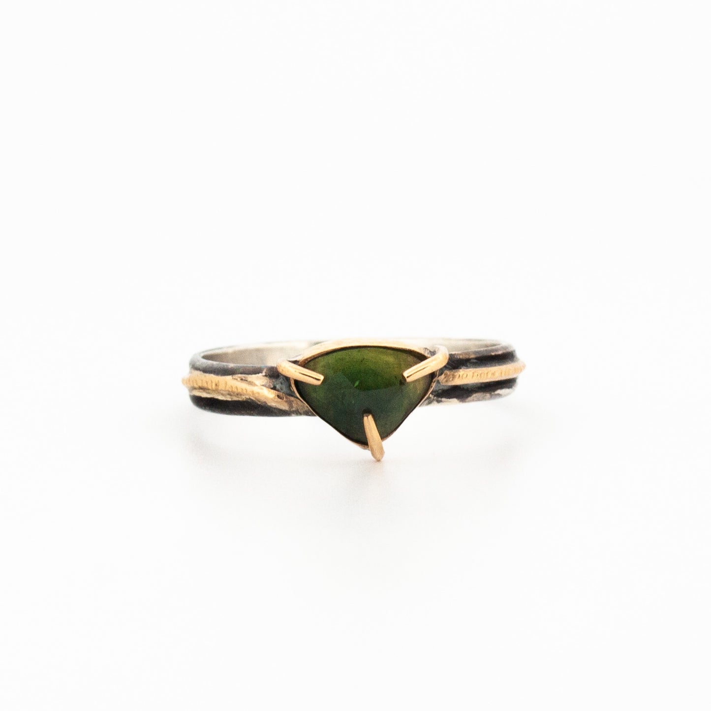 Black & Gold Sapphire Ring