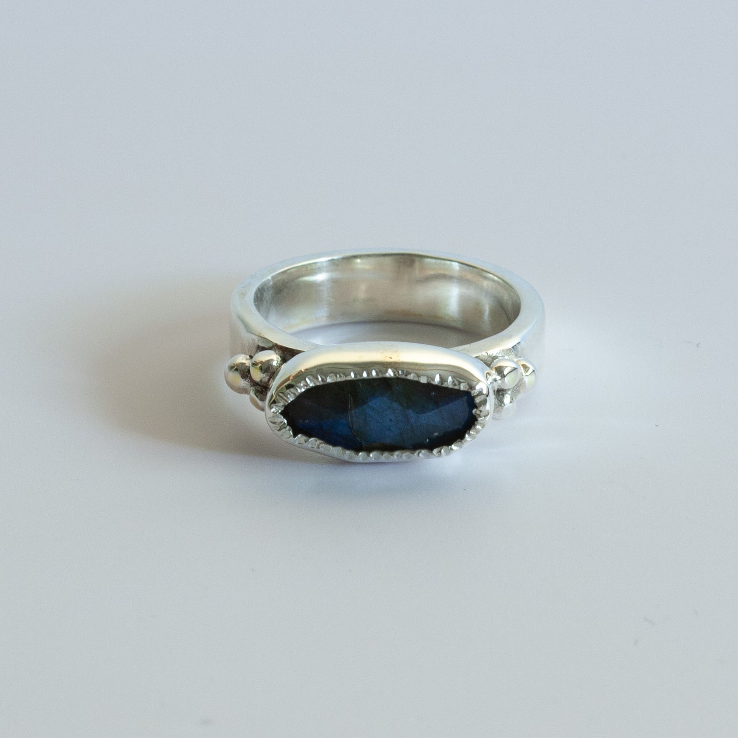 Sterling Silver & Labradorite Ring