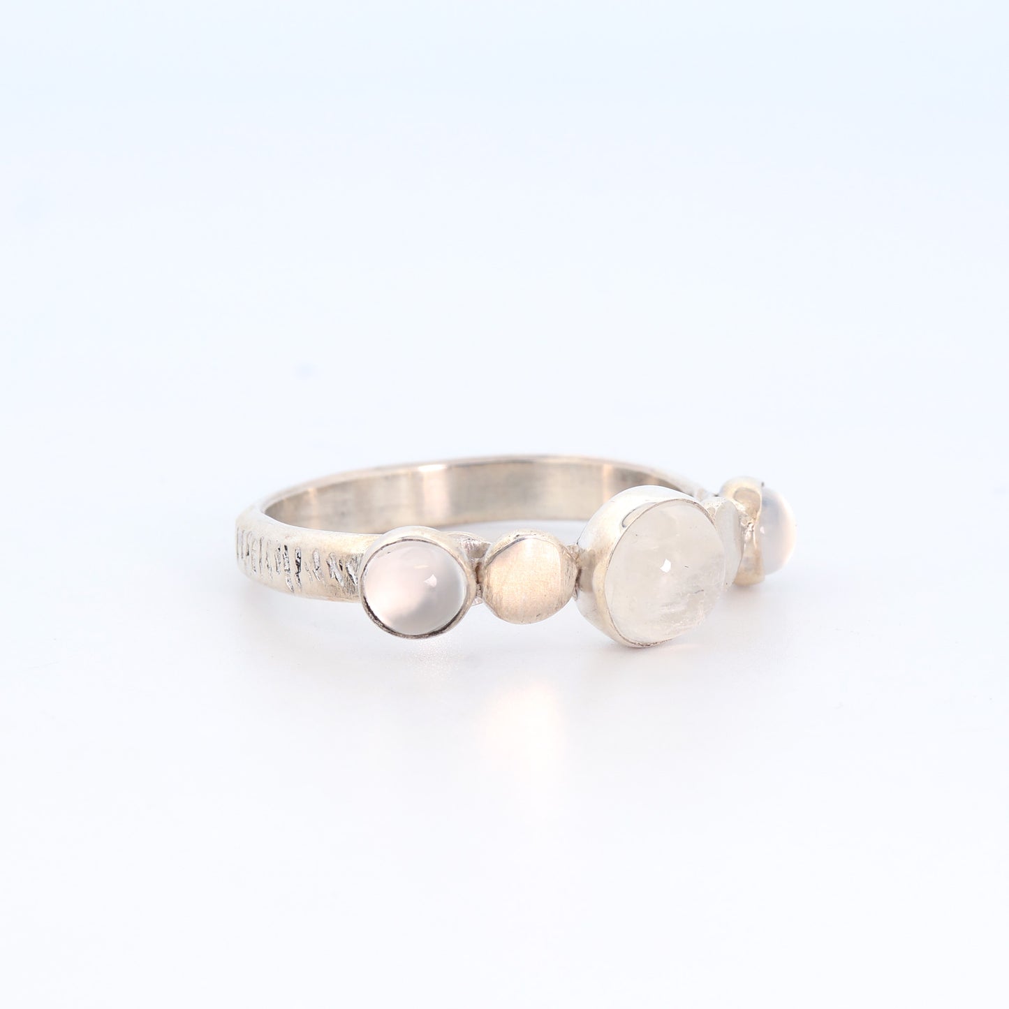 Silver Moonstone Ring