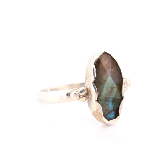 Sterling Silver & Labradorite Ring