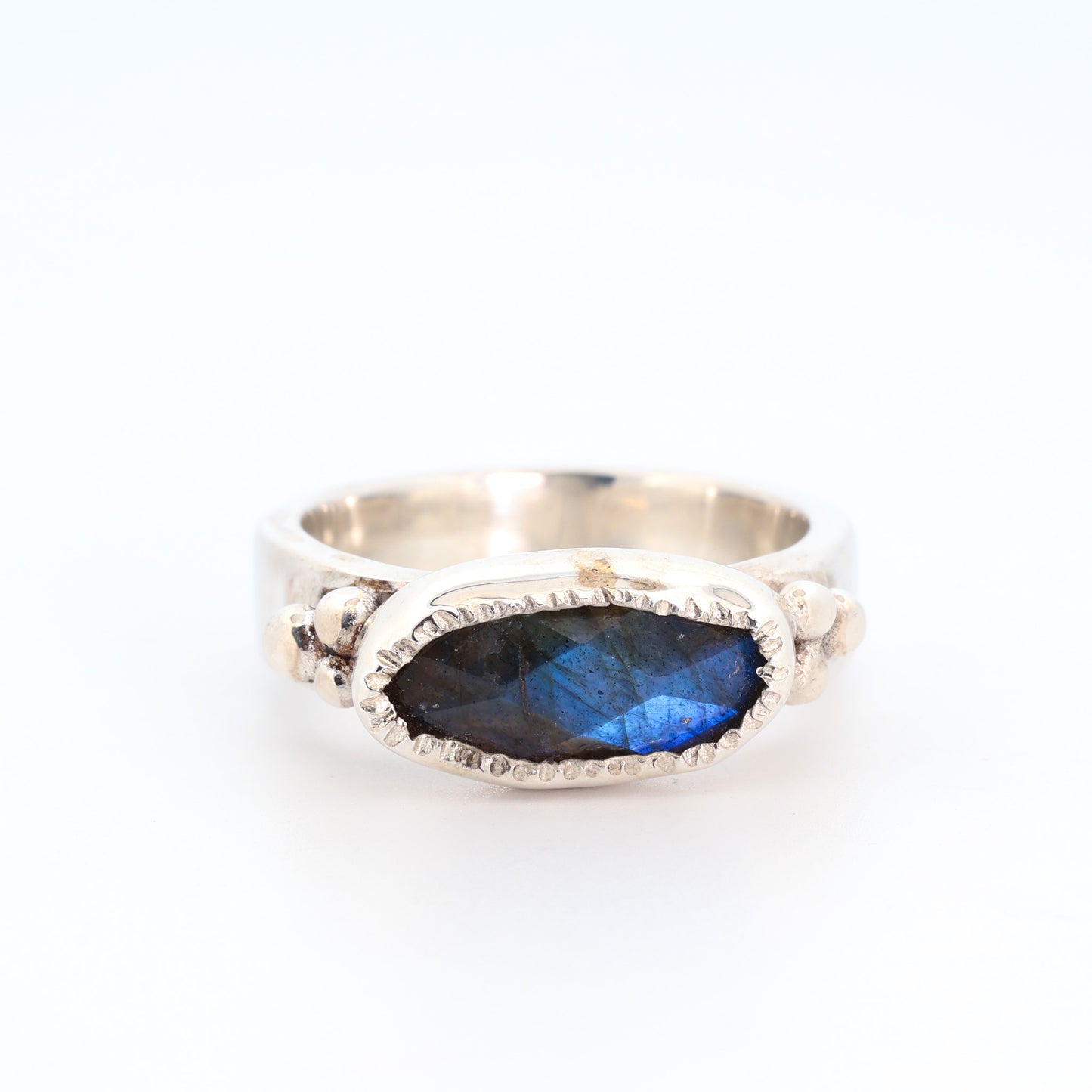 Sterling Silver & Labradorite Ring
