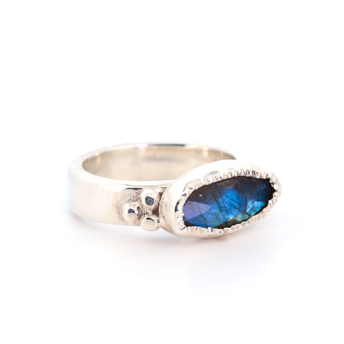 Sterling Silver & Labradorite Ring